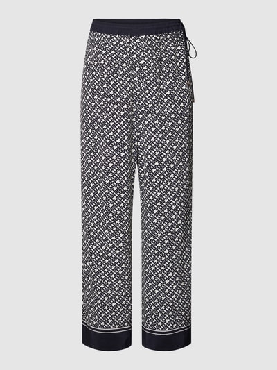 Tommy Hilfiger Curve PLUS SIZE broek met labelprint Zwart - 2