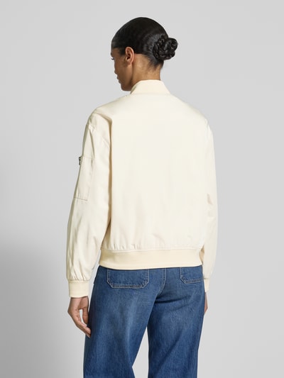 s.Oliver RED LABEL Relaxed Fit Blouson mit Rippbündchen Beige 5