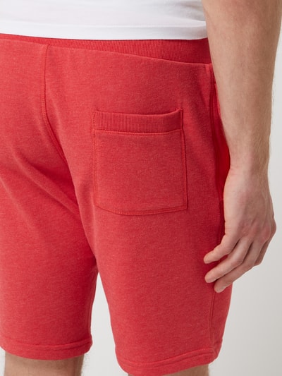 Superdry Sweatshorts mit Logo Rot Melange 3