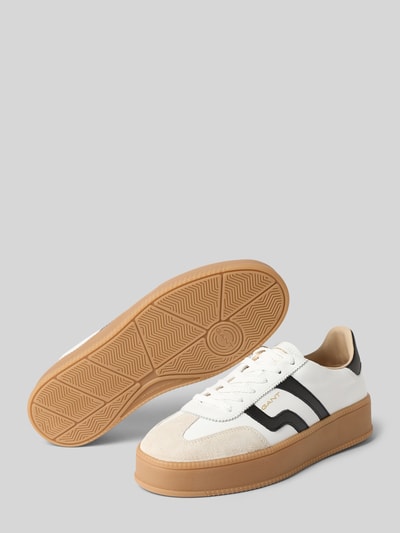 GANT Sneaker aus Leder mit Plateausohle Modell 'Cuzmani' Weiss 4