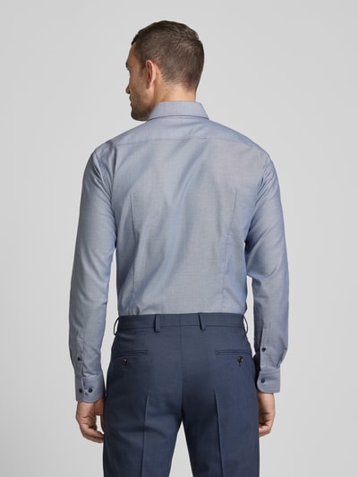 BOSS Slim fit zakelijk overhemd met kentkraag, model 'Hank' Bleu - 5