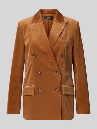 Lauren Ralph Lauren Blazer mit Reverskragen Camel 2