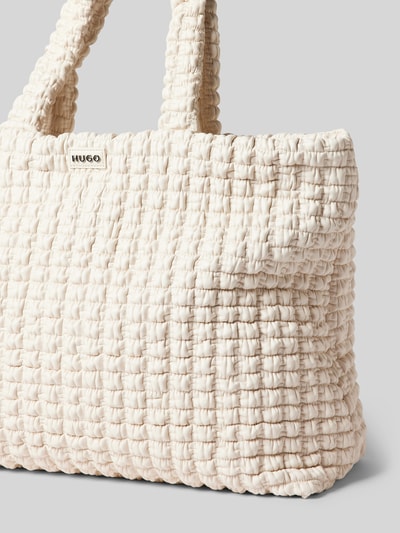 HUGO Shopper met labelbadge, model 'Mhati' Offwhite - 2