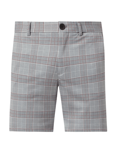 Jack & Jones Regular Fit Chino-Shorts mit Stretch-Anteil Modell 'Phil' Hellgrau Melange 2