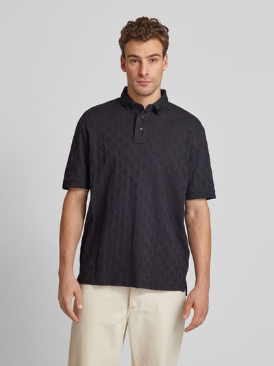 ARMANI EXCHANGE Poloshirt mit Label-Details Marine 4