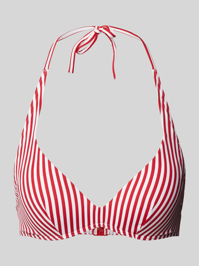 Esprit Bikini-Oberteil mit Neckholder Modell 'SILVANCE' Rot 1