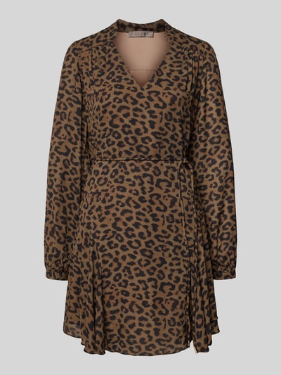 Guess Mini-jurk met strikceintuur, model 'WANDA' Middenbruin - 2