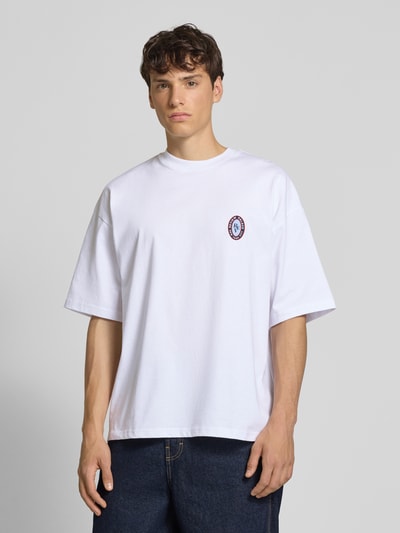 REVIEW T-shirt met ronde hals Wit - 4