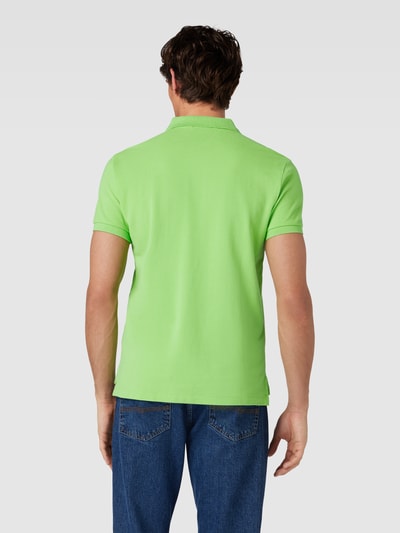 Polo Ralph Lauren Regular fit poloshirt met labelstitching Grasgroen - 5