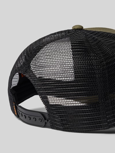 BOSS Basecap mit Mesh Einsätzen und Logo Detail Khaki 3