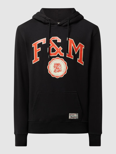 FRANKLIN & MARSHALL Hoodie aus Baumwolle Black 2