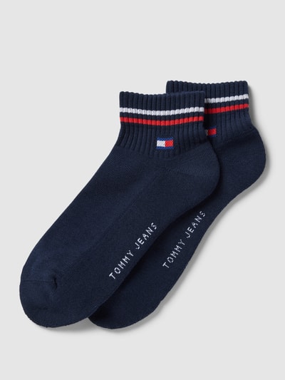 Tommy Hilfiger Sokken met labelprint in een set van 2 paar Marineblauw - 1