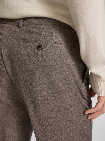 CG - Club of Gents Stoffhose mit französischen Eingrifftaschen Modell 'Obel' Beige 3