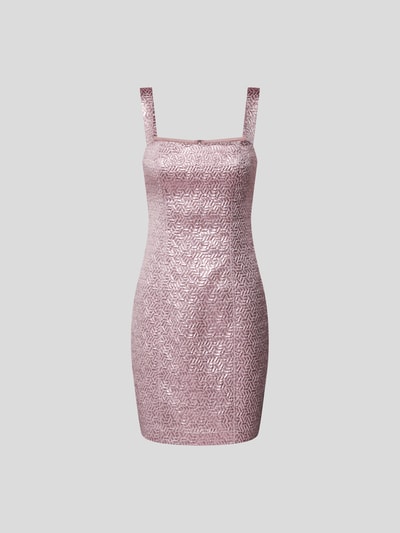 ROTATE BIRGER CHRISTENSEN Cocktailkleid in Minilänge Metallic Rosa 2