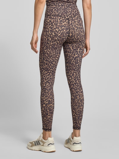 AIMN Leggings mit elastischem Bund Mittelbraun 4