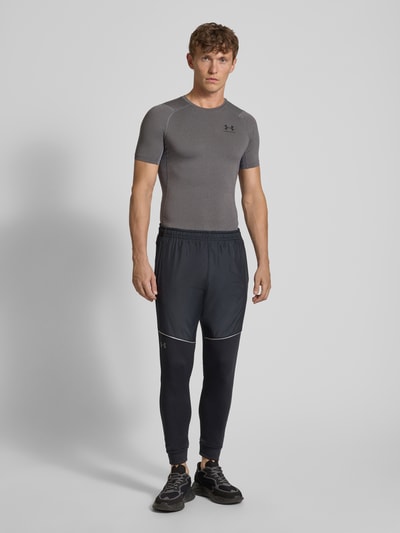 Under Armour T-shirt z nadrukiem z logo Antracytowy 1