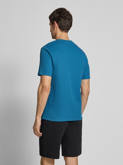 BOSS Regular fit T-shirt van katoenmix  Petrol - 5