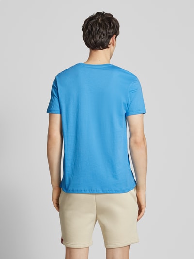 Alpha Industries T-Shirt mit Label-Print Hellblau 5