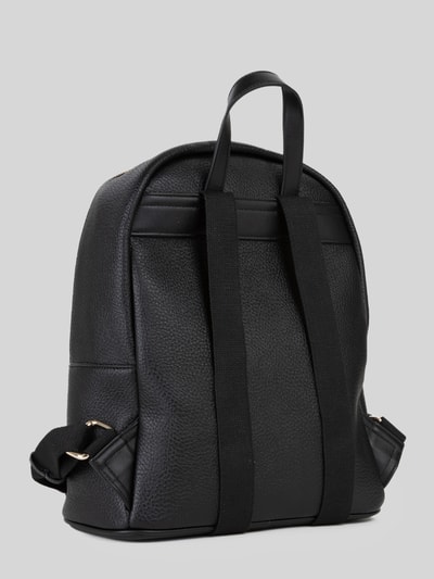 Valentino Bags Rucksack aus Kunstleder mit verstellbaren Schultergurten Black 2