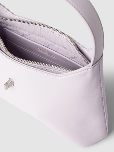 CK Calvin Klein Handtas met labelapplicatie, model 'RE-LOCK' Lila - 4