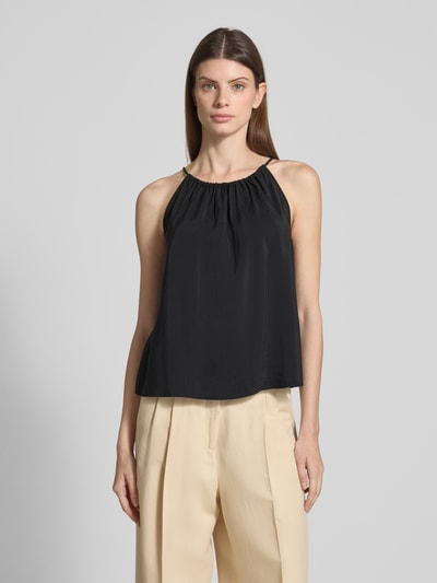 OPUS Top z wiązaniem z tyłu model ‘Foyage’ Czarny 4