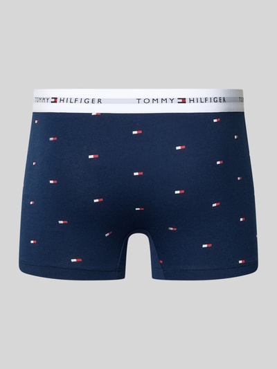Tommy Hilfiger Spodnie z elastycznym paskiem z logo w zestaw 3 szt. Niebieski 5