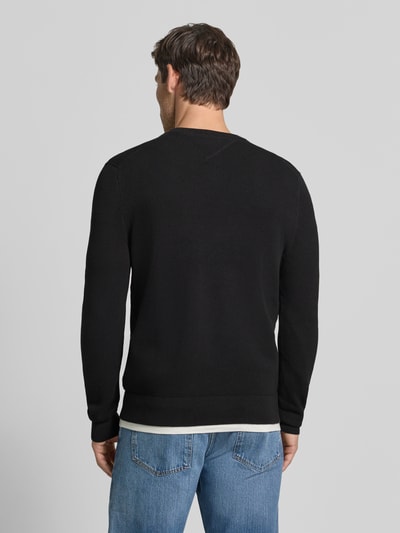Tommy Hilfiger Regular Fit Pullover aus reiner Baumwolle Black 5