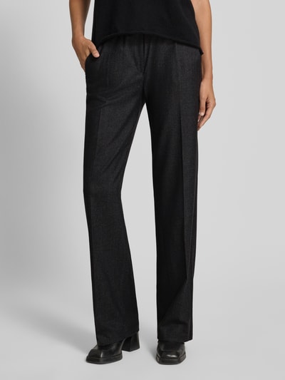 Raphaela By Brax Spodnie o kroju slim fit z elastycznym pasem model 'Pam Flared' Antracytowy 4