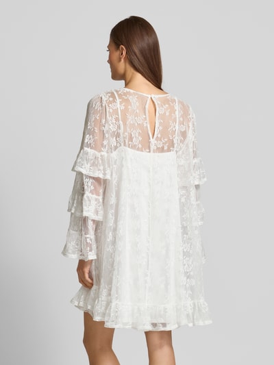 Vero Moda Oversized Freizeitkleid in semitransparenter Optik Modell 'CELINE' Offwhite 5