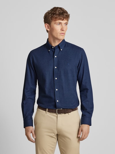 Polo Ralph Lauren Custom fit vrijetijdsoverhemd met button-downkraag Marineblauw - 4