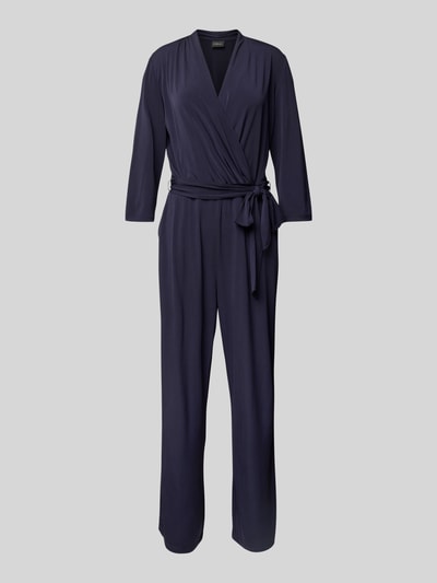 s.Oliver BLACK LABEL Regular Fit Jumpsuit mit 3/4-Arm Marine 2