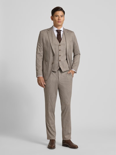 CG - Club of Gents Gilet met V-hals, model 'Mosley' Beige - 1