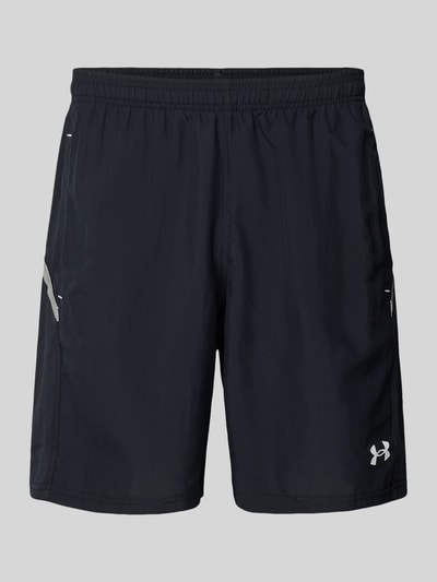 Under Armour Regular fit korte broek met logoprint, model 'Tech Utility' Zwart - 2