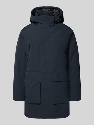 JACK & JONES Premium Parka met capuchon en klepzakken, model 'MOON' Marineblauw - 2
