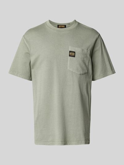 Superdry T-shirt met labeldetail Mintgroen - 2