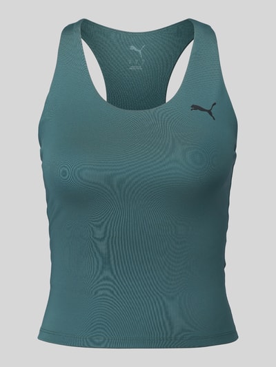 PUMA Performance Slim Fit Sport-Top mit Logo-Print Dunkelgruen 2