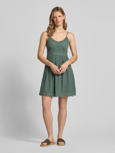 ONLY Tailliertes Trägerkleid aus Baumwoll-Mix Modell 'HELENA' Schilf 1