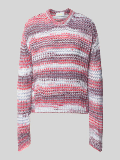 JJXX Strickpullover mit Rundhalsausschnitt Modell 'SIMONE' Hellblau 2