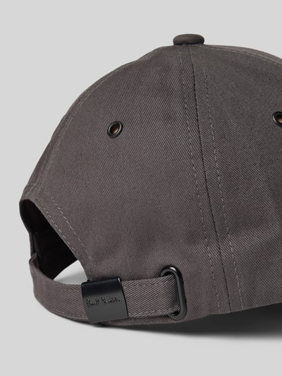 PAUL SMITH Basecap mit Motiv-Stitching Modell 'ZEBRA' Dunkelgrau 3