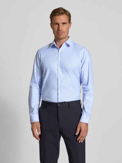 Jake*s Regular Fit Business-Hemd mit Kentkragen Bleu 4
