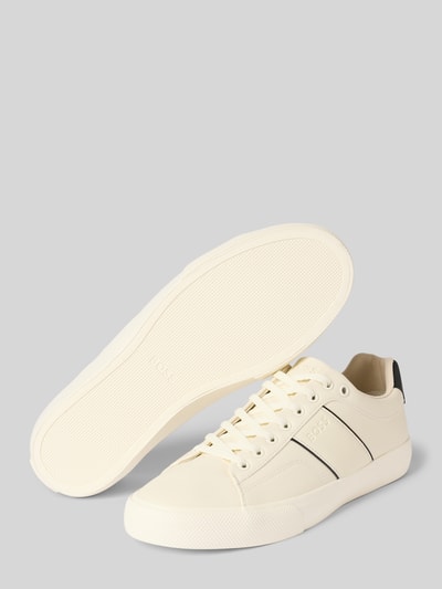 BOSS Low Top Sneaker mit Luftlöchern Modell 'AIDEN_TENN' Weiss 4