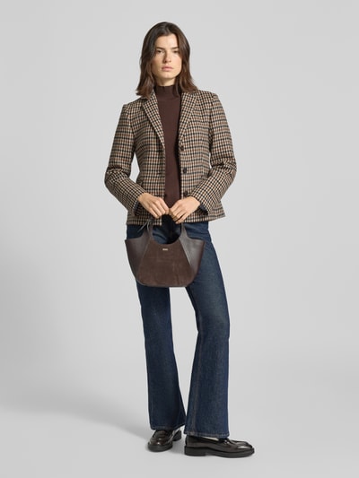 Tommy Hilfiger Shaped Fit Blazer aus reiner Wolle Hellbraun 1