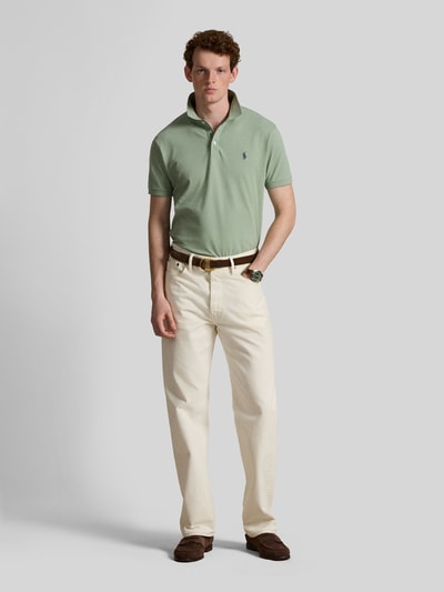 Polo Ralph Lauren regular fit poloshirt van katoenmix Rietgroen - 1