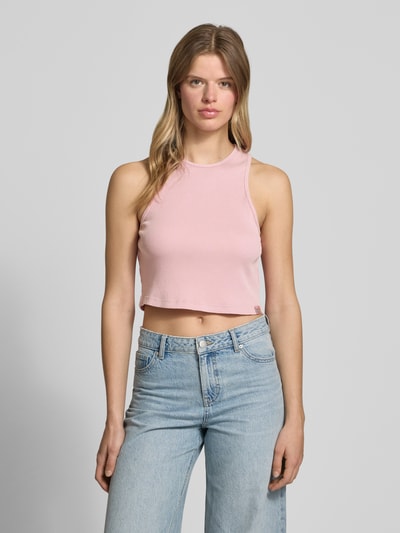 Dickies Top z efektem prążkowania model ‘PLENTYWOOD’ Różowy 4