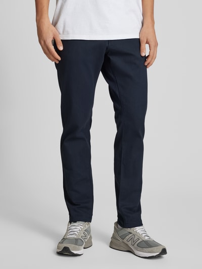 G-Star Raw Slim fit chino met achterzakken, model 'Bronson' Donkerblauw - 4