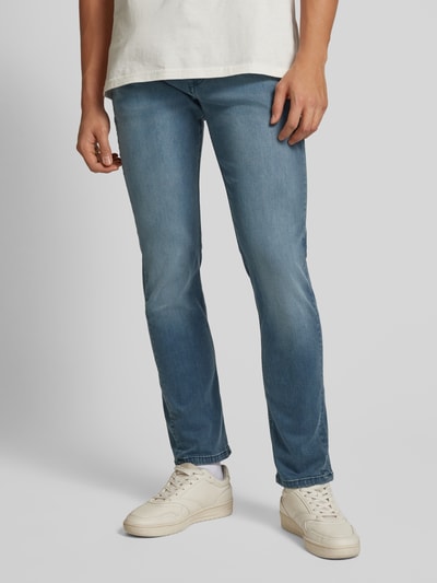 Pepe Jeans Straight Leg Jeans im 5-Pocket-Design Modell 'STANLEY' Jeansblau 4