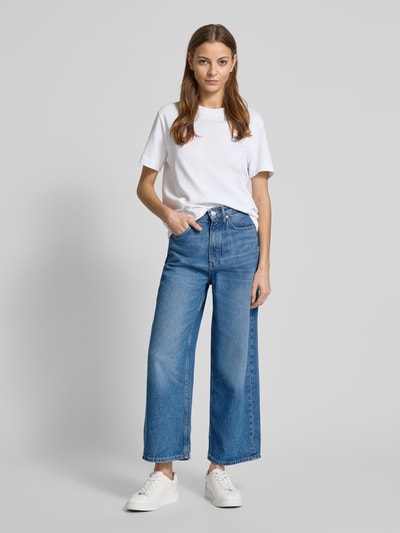 Marc O'Polo High Waist Jeans Culotte aus Lyocell-Baumwoll-Mix Modell 'TOLVA' Jeansblau 1