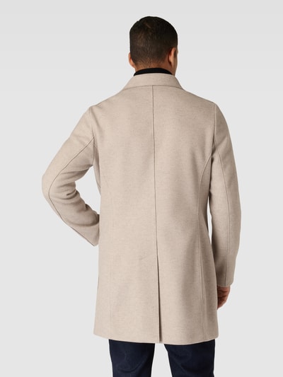 Cinque Lange jas in gemêleerde look, model 'Gastone' Beige - 5