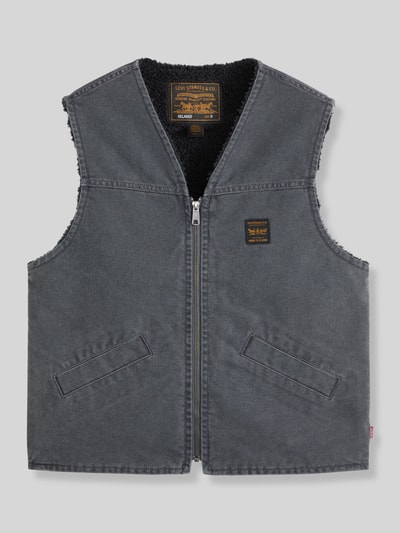 Levi's® Regular Fit Weste aus reiner Baumwolle Modell 'SARATOGA' ' Black 2