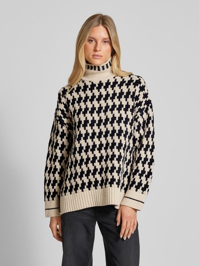 Tommy Hilfiger Sweter z dzianiny ze stójką Czarny 4